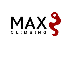 Max Climbing Logo Black white red