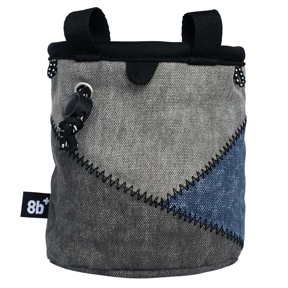 8B plus pro bag - climbing chalk bag - blue