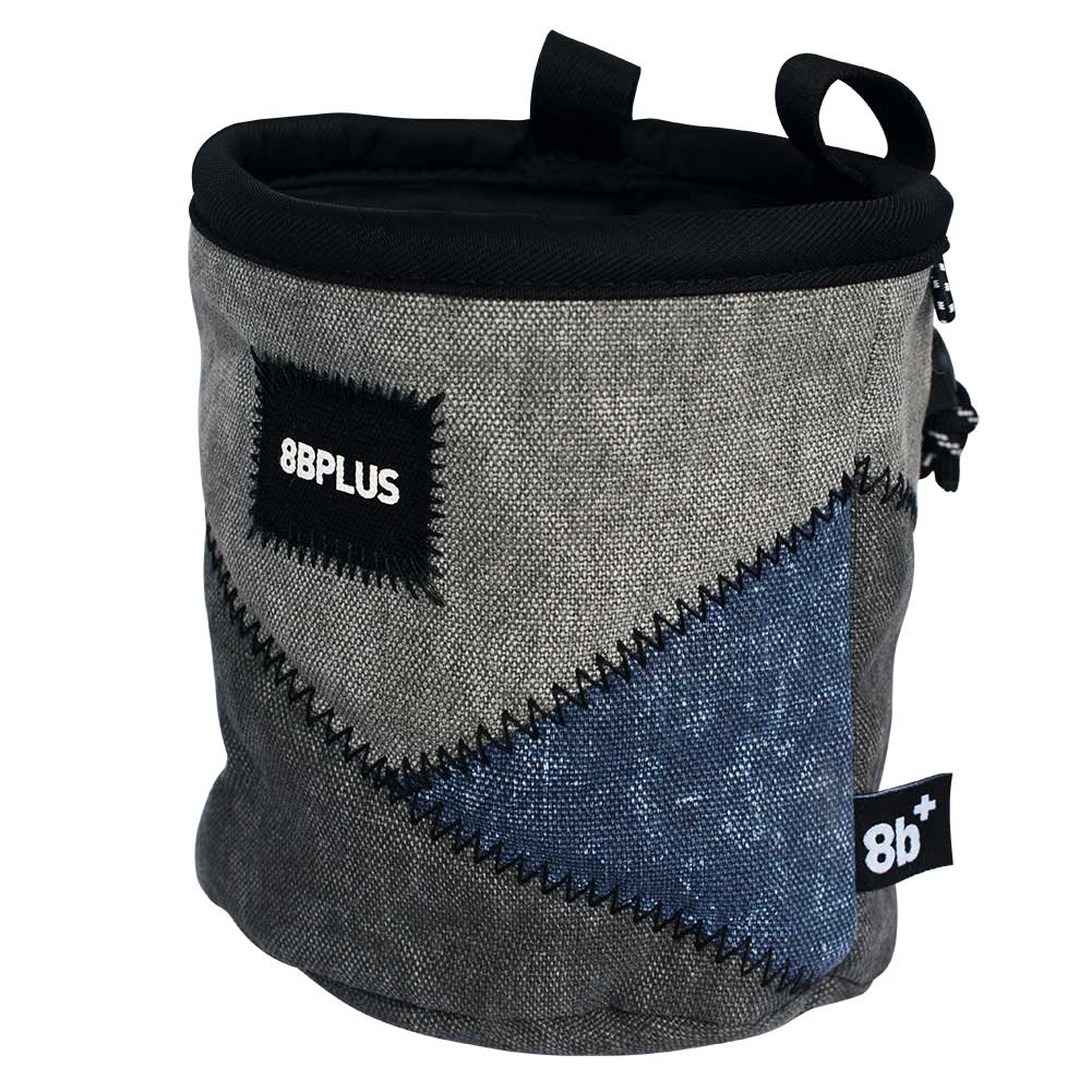 8B plus pro bag - climbing chalk bag - blue