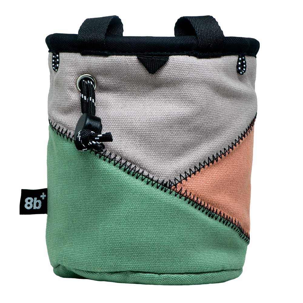 8B plus pro bag - climbing chalk bag - washed green