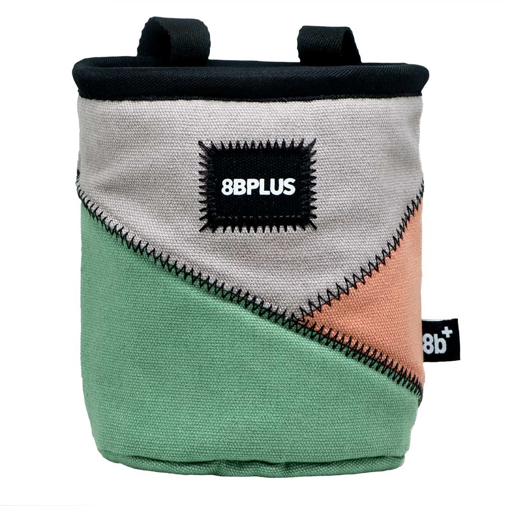 8B plus pro bag - climbing chalk bag - washed green
