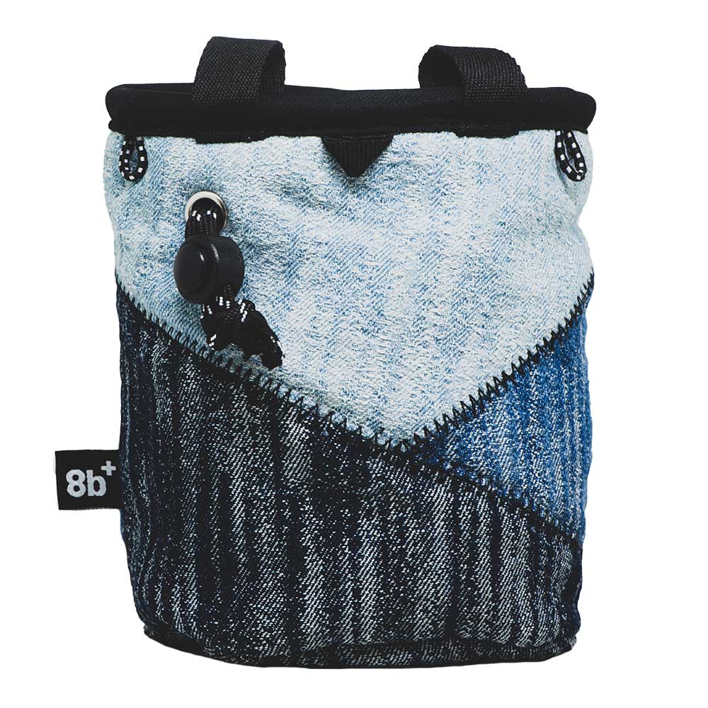 8B plus pro bag - climbing chalk bag - denim