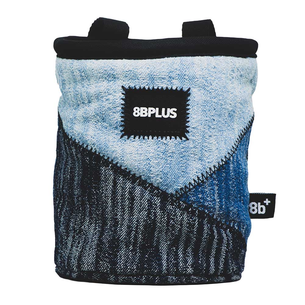 8B plus pro bag - climbing chalk bag - denim