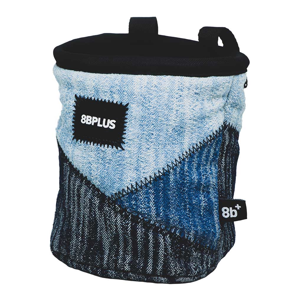 8B plus pro bag - climbing chalk bag - denim