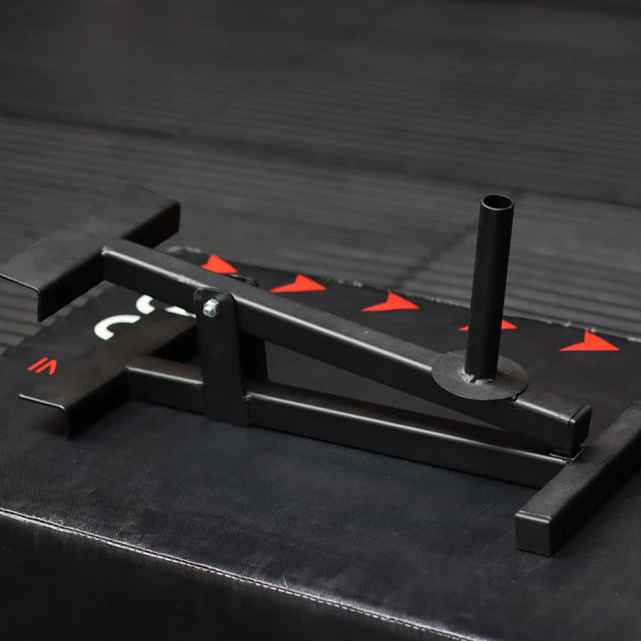 Thumb War - Steel pinch grip training tool with powder-coated finish, designed to build thumb and hand muscle strength.