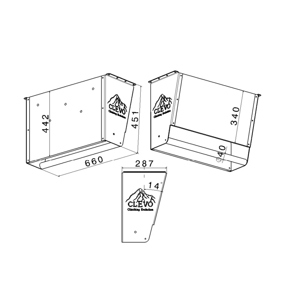 Clevo M — Ceiling Climbing Module