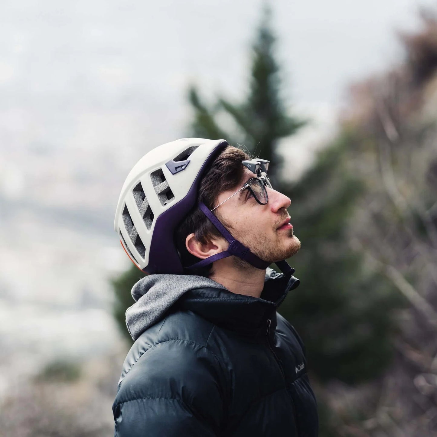 YY Vertical's clip up - belay glasses - grey