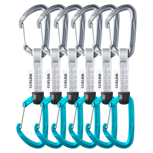 Edelrid Quickdraws Pure Wire 6 pack