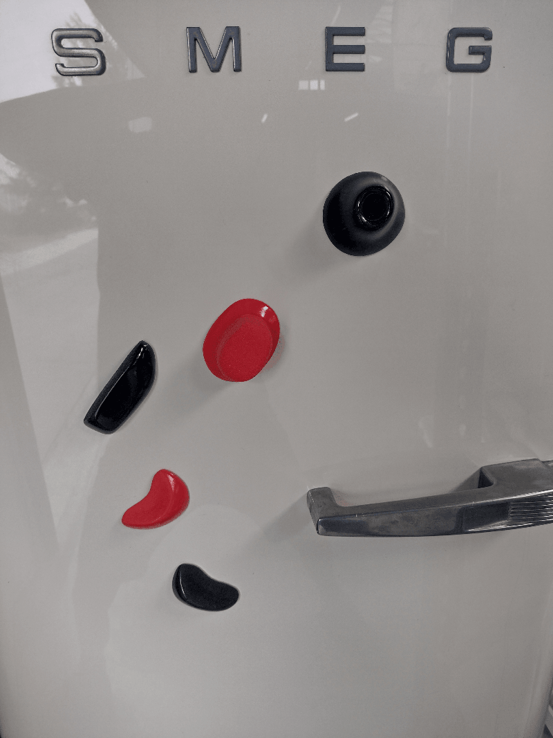 Whiteboard Set of 5 Magnets - Dual Texture Climbing Holds-Max Climbing-Max Climbing