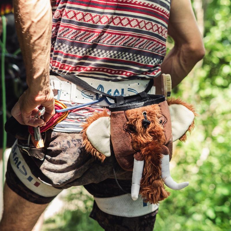 YY Vertical Chalkbag Mammoth - fun chalk bag - Max Climbing