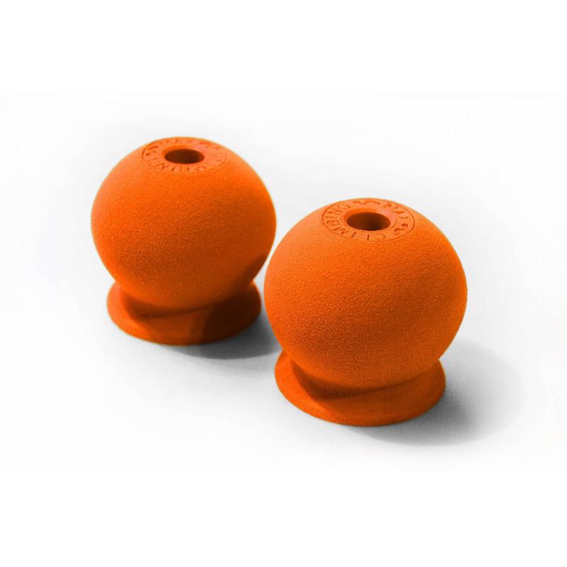 Orb - climbing or training hold - Max Climbing-orange
