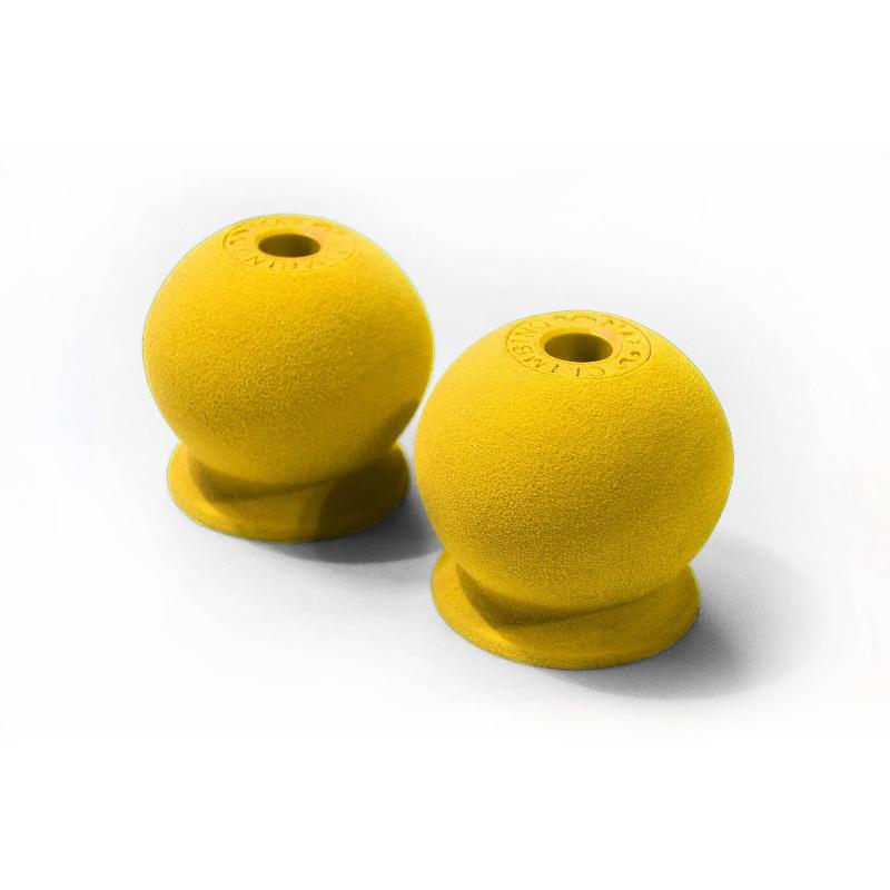 Orb - climbing or training hold - Max Climbing- yellow