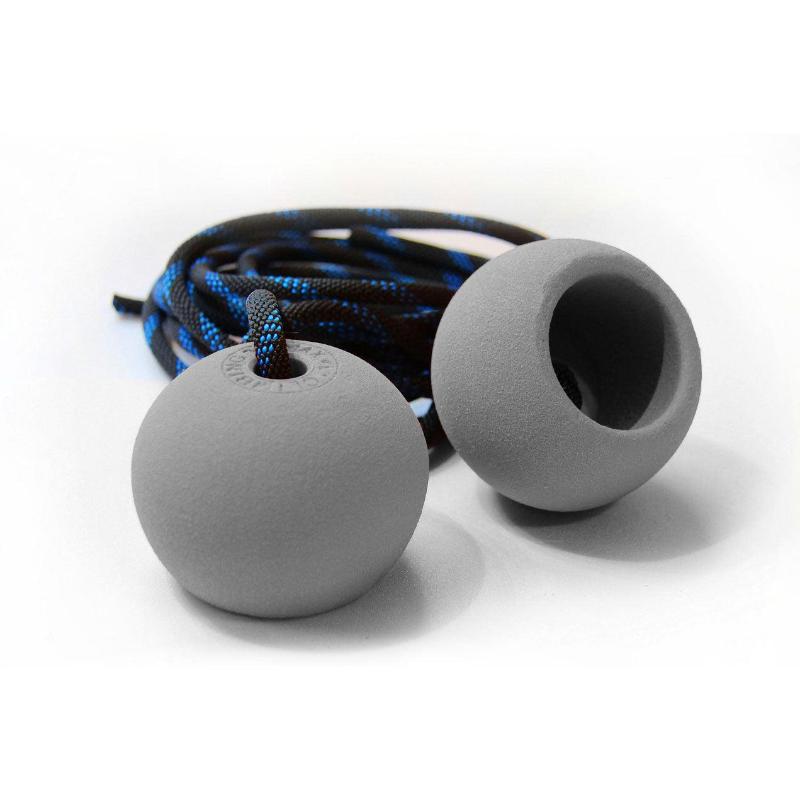 Rockblob - round hanging training hold - Max Climbing -  grey