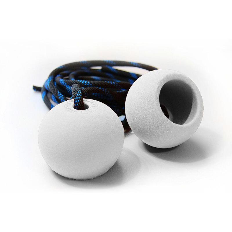 Rockblob - round hanging training hold - Max Climbing -  white