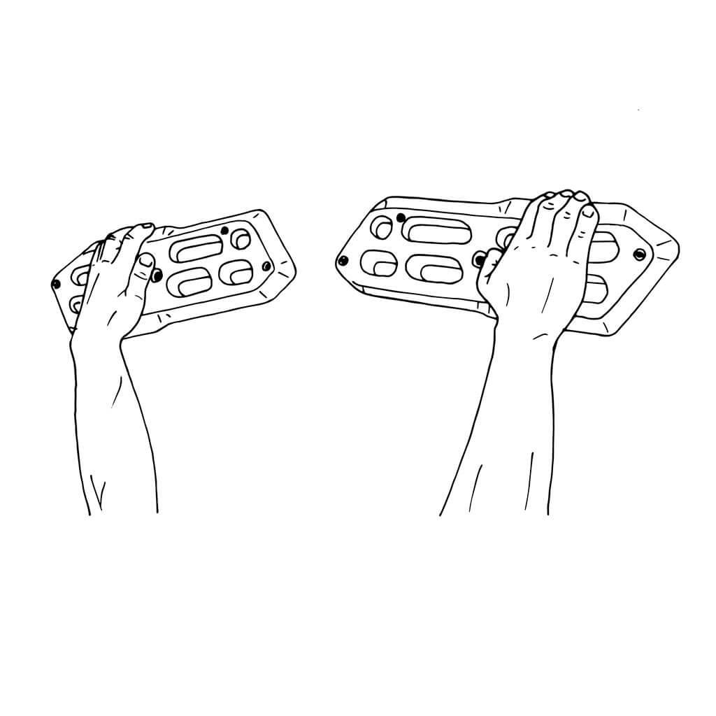 Spinchboard Hangboard