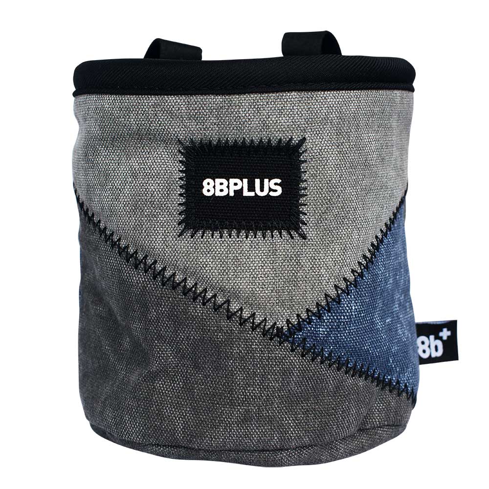 8B plus pro bag - sac à magnésie d'escalade - bleu