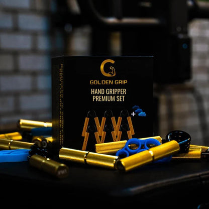 Golden Hand Gripper |Premium Set of 6