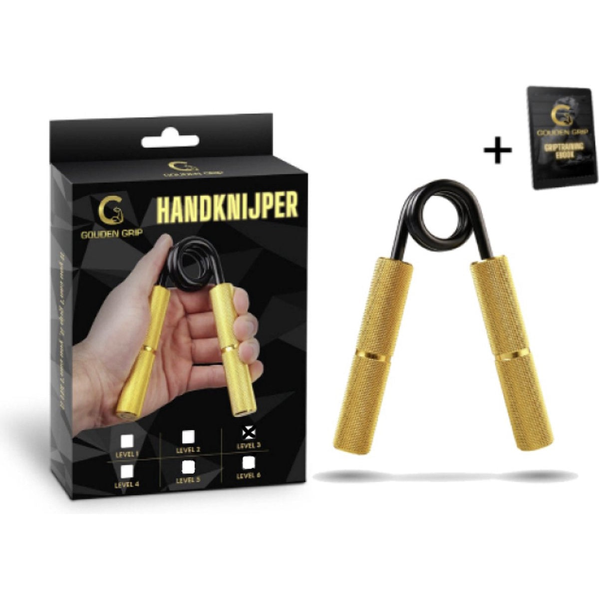 Golden Hand Gripper (lvl 1 - 6), Grip Strength