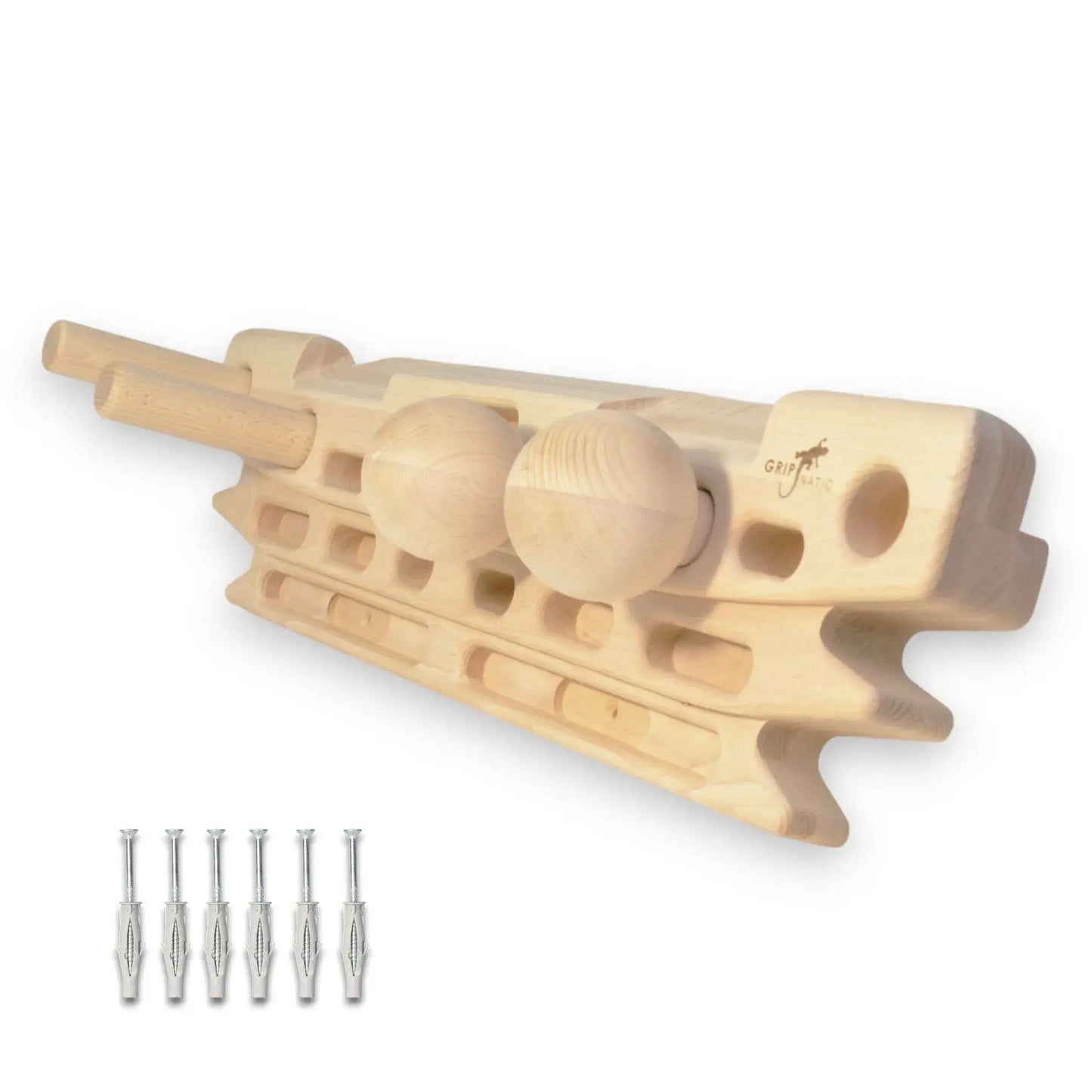 Gripnatic FingerPeg 1.0 + Spherical Holds Hangboard