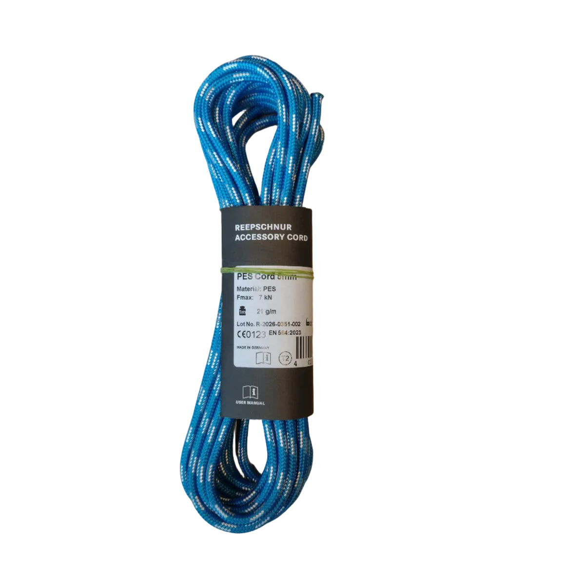 Blue 5mm Prussik rope from Edelrid