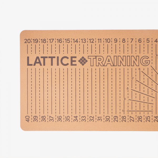 Lattice – Flex Mat – Cork Flexibility Training & Measurement Mat