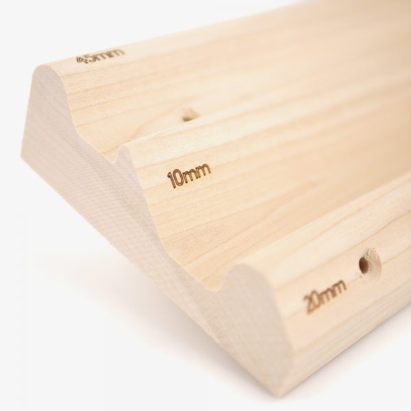 Lattice – Triple Rung – Wooden Hangboard for Finger Strength Training