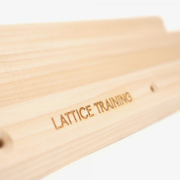 Lattice – Triple Rung – Wooden Hangboard for Finger Strength Training
