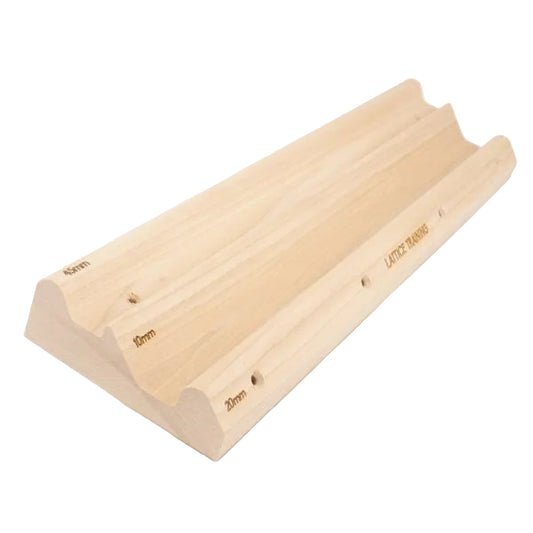 Lattice – Triple Rung – Wooden Hangboard for Finger Strength Training