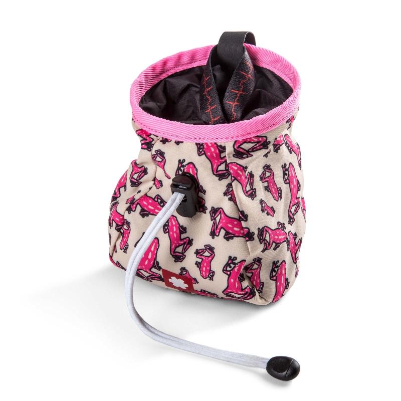 Ocun Lucky Kid - Bolsas de magnesio para escalada rosa
