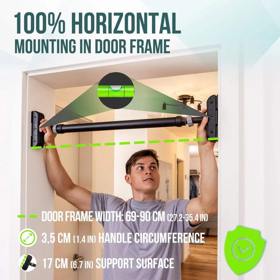 Pullup & Dip - Telescopic Door Pull-up Bar