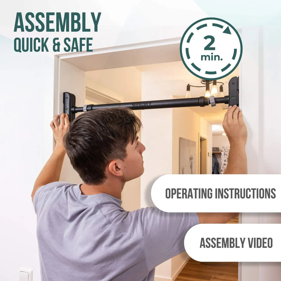 Pullup & Dip - Telescopic Door Pull-up Bar