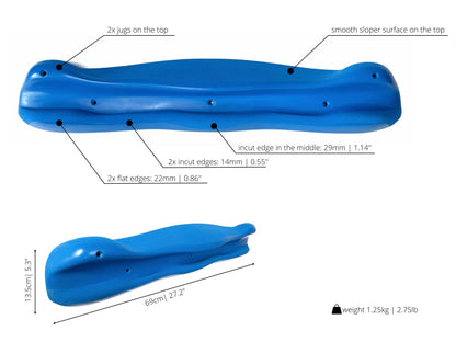 Rustam's Fusion Hangboard