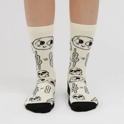 YY Vertical - Doodle Socks