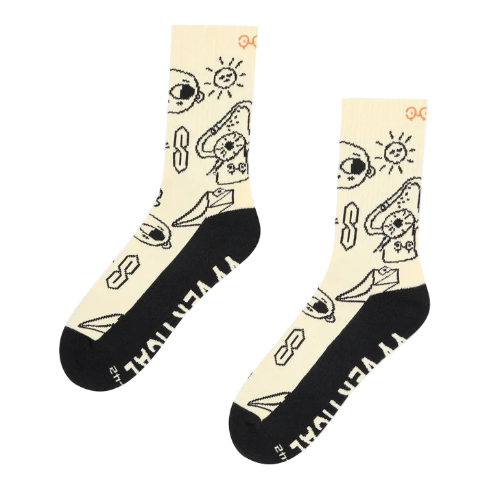YY Vertical - Doodle Socks