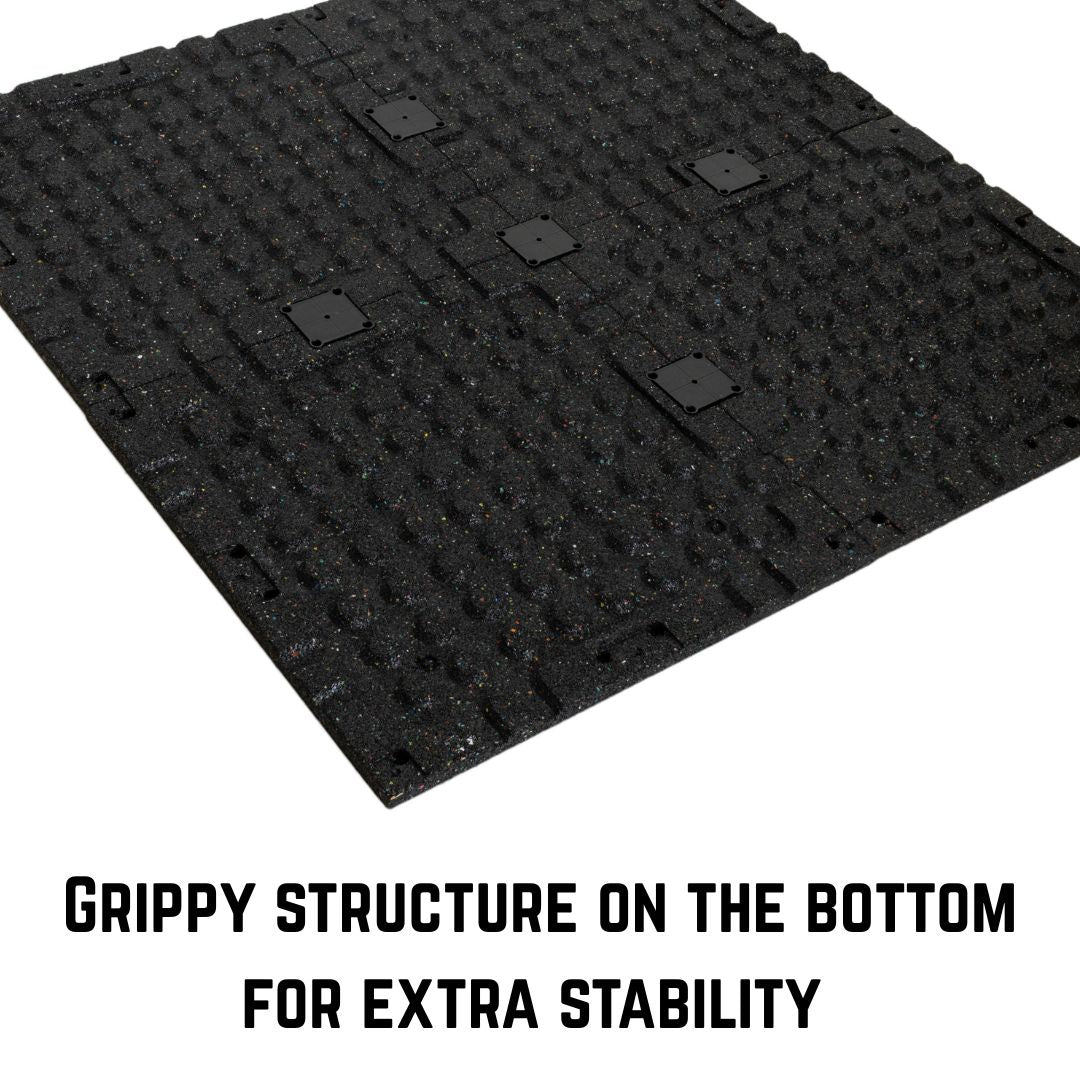 Golden Grip gym floor tiles underside