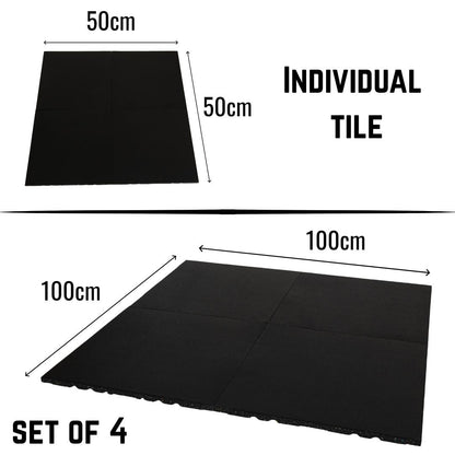 Golden Grip gym floor tiles dimensions
