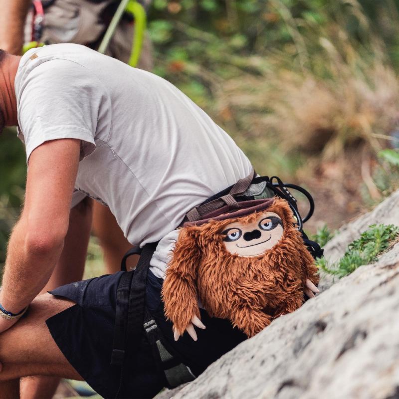 YY Vertical Chalkbag Sloth - leuke krijtzak - Max Climbing