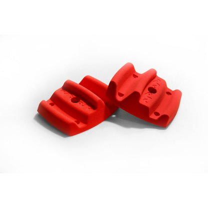 Crimpgimp is een trainingshulpmiddel om te trainen op crimps voor klimmers - Max Climbing - rood