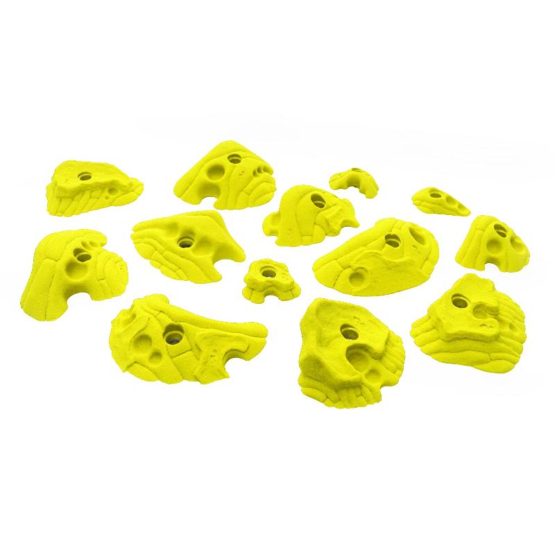 klimgrepen - Max Climbing - fluo geel 